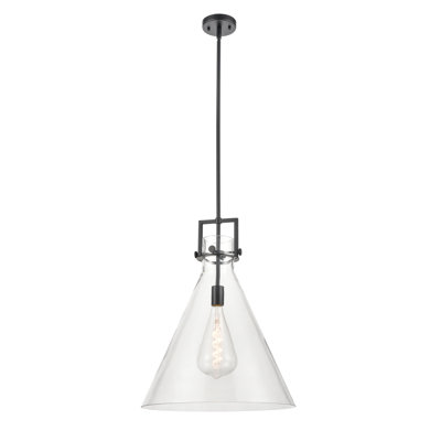 Coterie Single Light Glass Dimmable Pendant