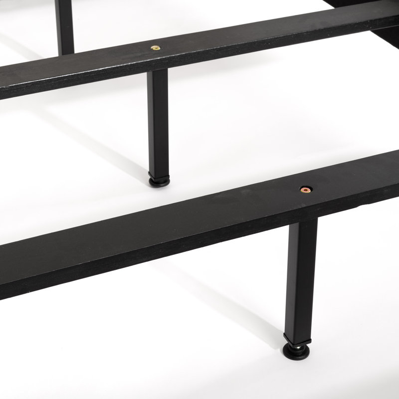 Lit tapissier capitonné standard à profil bas Alfreton, Très grand, Gris