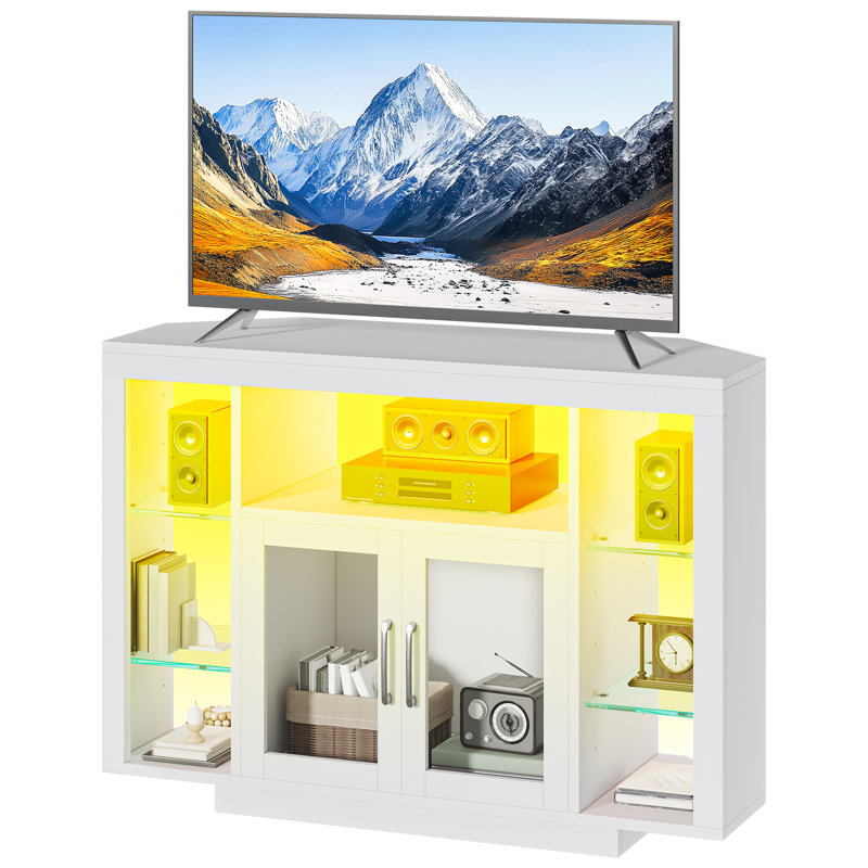 TV Stand for TVs up to 42", White