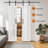 Winado 36 in. W x 84 in. H Frosted Glass Frosted and Unfinished Barn Door with Barn Door Hardware