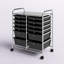 Commode de rangement roulante 12 tiroirs Perao-342780921