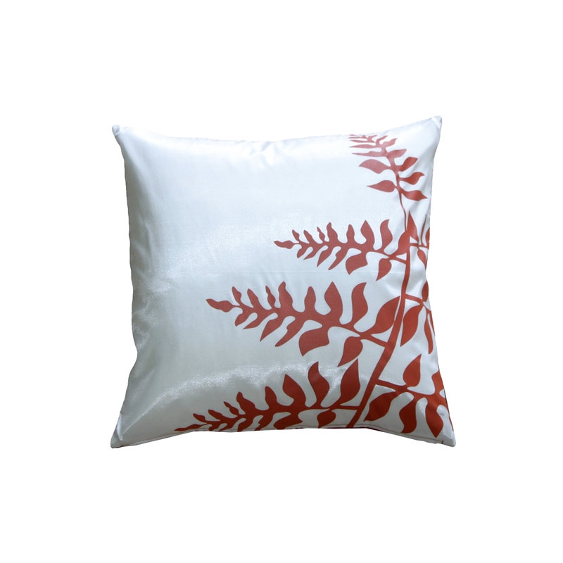 Coussin de lit Marion, Blanc / Rouge