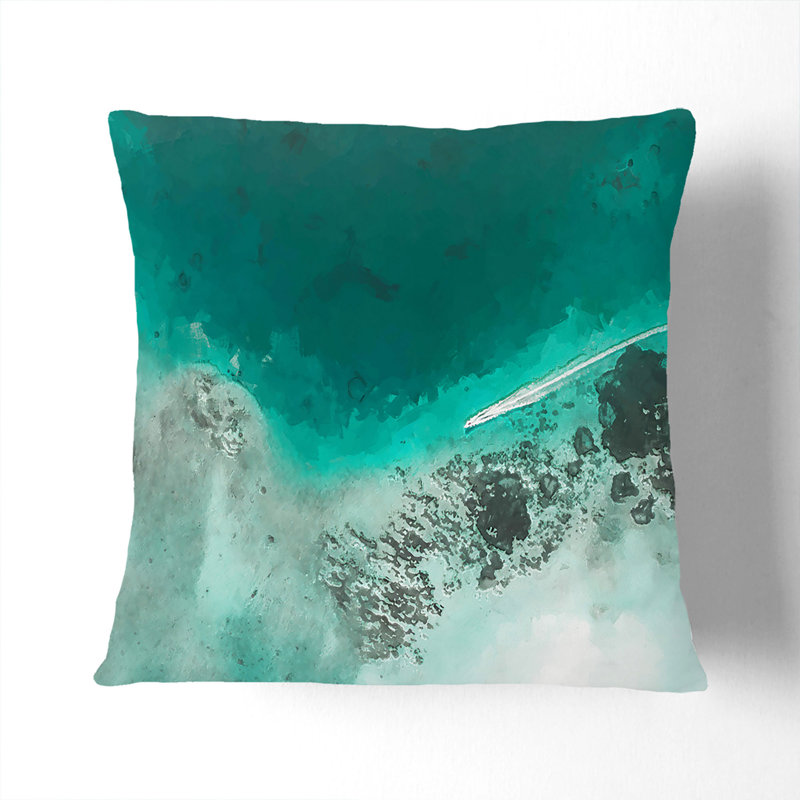 Square Cushion, 40cm H x 40cm W x 15cm D, Stone
