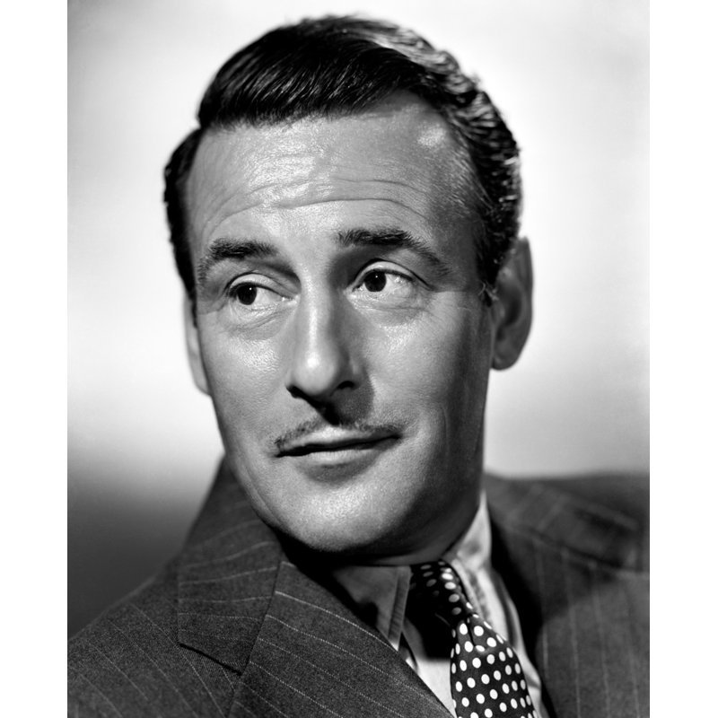Gros plan sur Tom Conway - photographie non encadrée, H 10 po x l 8 po