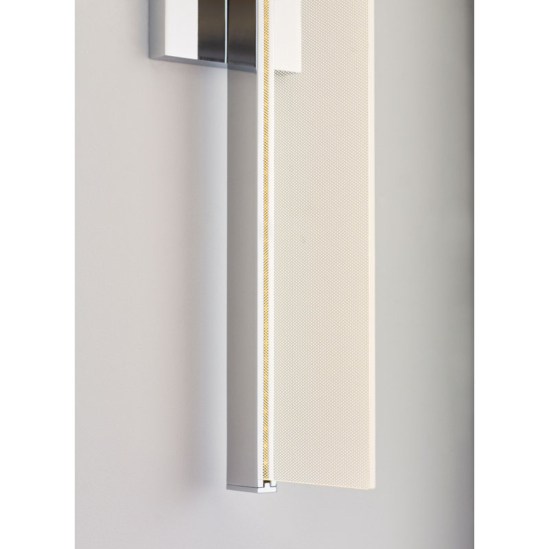 Span 1 - Light LED Bath Bar, Chrome direct/indirect 277V, 3000K, 24"