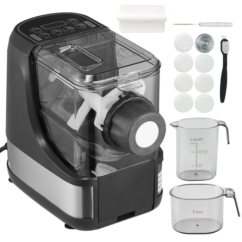 Electric Pasta Maker Automatic Noodle Making Machine with 8 Pasta Shape