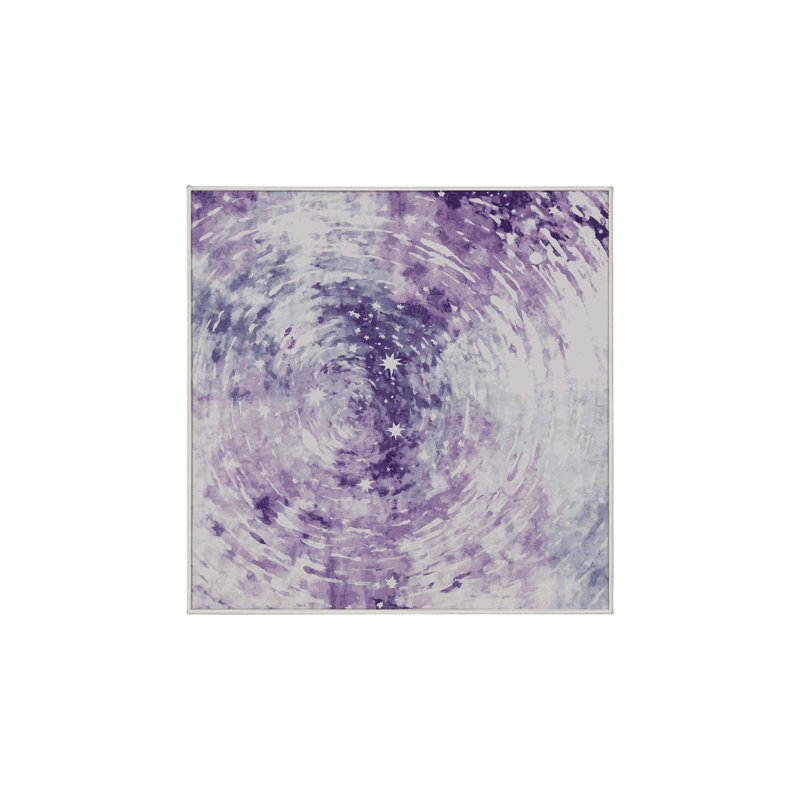 Tapis blanc soyeux et moelleux, Carré 5 pi