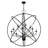 Lesperance 12 - Light Dimmable Globe Chandelier-200586039