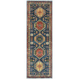 Hand Woven Cotton and Wool Oriental Area Rug
