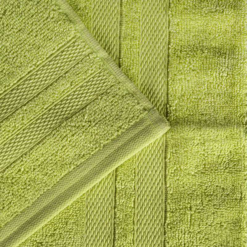 Ensemble de serviettes douces en coton à 100 % de six articles Amoy, Céleri