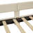 Twin Size Upholstered Daybed With Classic Stripe Shaped  Headboard-1378471184