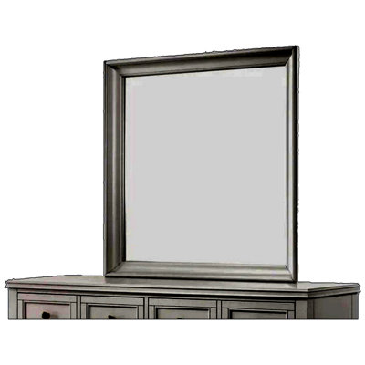 White Square Mirror