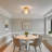 1-Light Glass Semi Flush Mount Ceiling Light