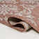 Amora Traditional Mediterranean Tile Design Salmon/Cream Indoor/Outdoor Rug