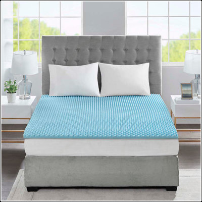 Surmatelas réversible hypoallergénique toutes saisons 1,5 po