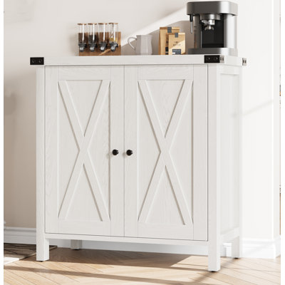 Buffet Farmhouse avec portes et tablettes