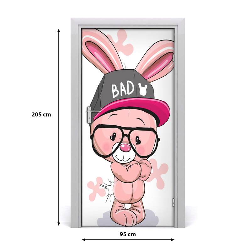Rabbit The Cap Door Decal