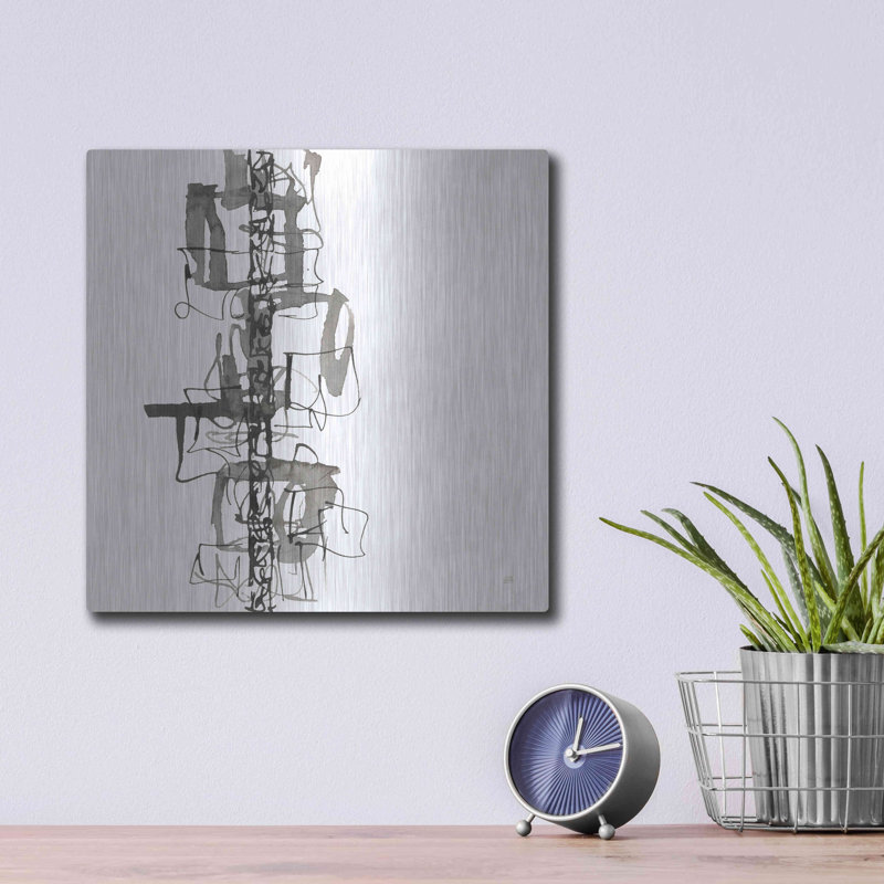 Ivy Bronx «Rope Ladder II» par Chris Paschke, art mural en métal, H 12 po x l 12 po