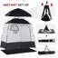 Tente de douche à pression Pop-Up: enceinte portable 2 pièces avec sac de douche et sac de transport