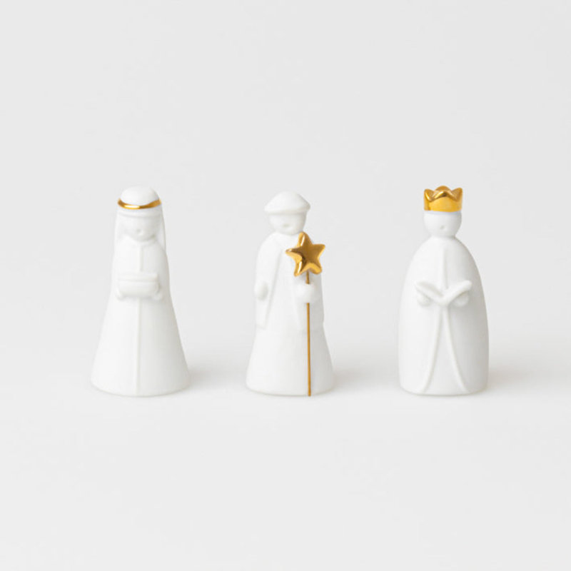 Figurines des Fêtes - ensemble de 3