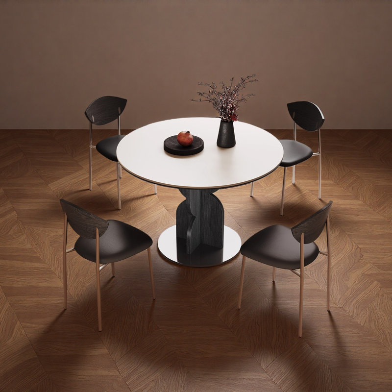 Table de salle à manger Modern, 7 pièces : table, 6 chaises, H 29,5 po x l 39,4 po x P 39,4 po