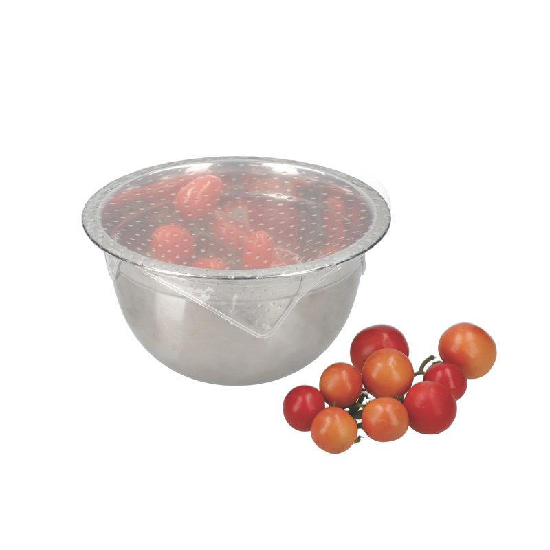 MasterClass Set of 4 Silicone Stretch Lids - Reusable Eco-Friendly Cling Film Alternatives