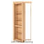 Porte cachée affleurante en bois brut, charnière pivotante, cadre de porte, garniture de porte-64629188-71611212-71611214