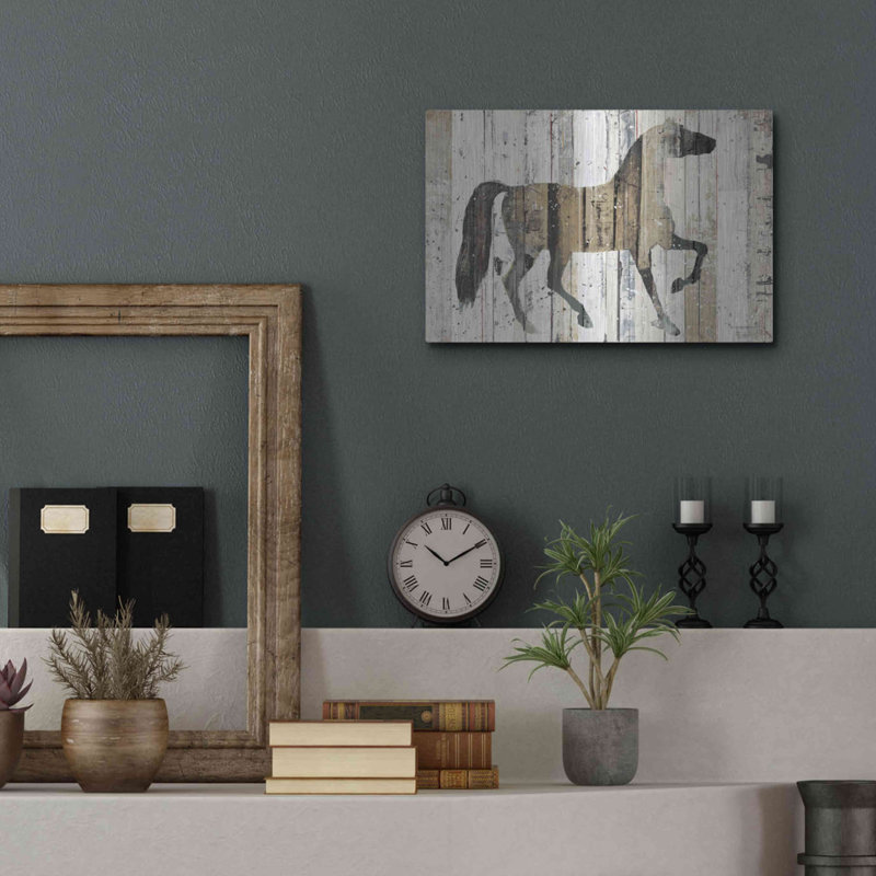 Luxe Dark Art «Dark Horse» par Michael Mullan, Met «Dark Horse» par Michael Mullan, H 12 po x l 16 po