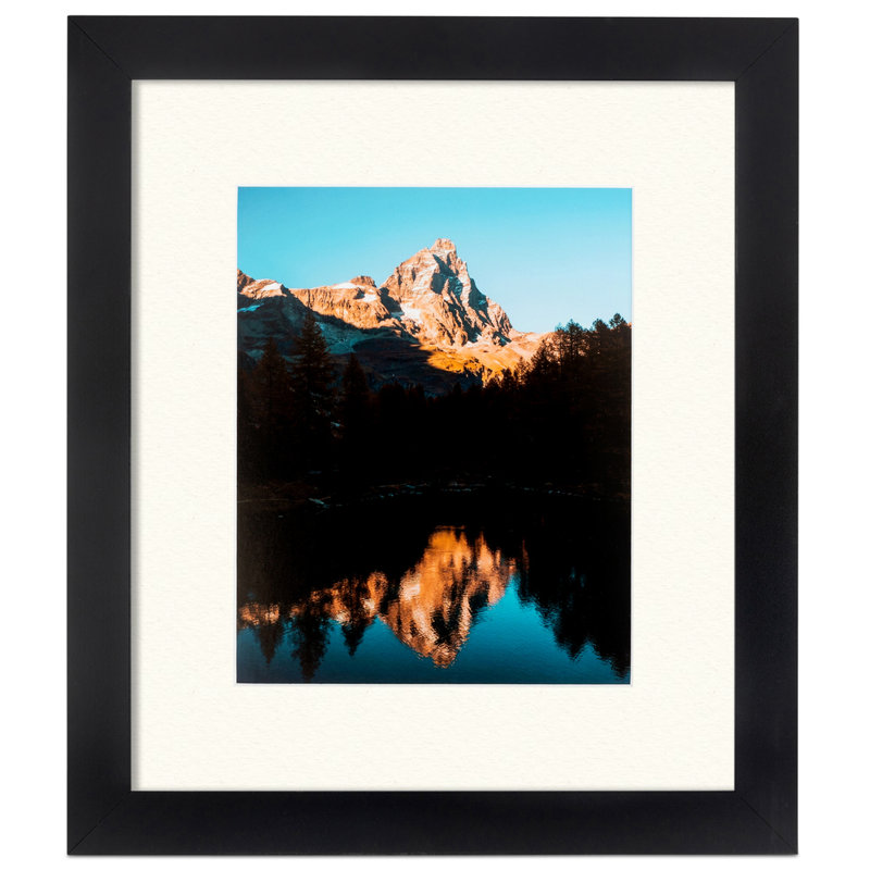 Wood Picture Frame with Mat, Chantilly