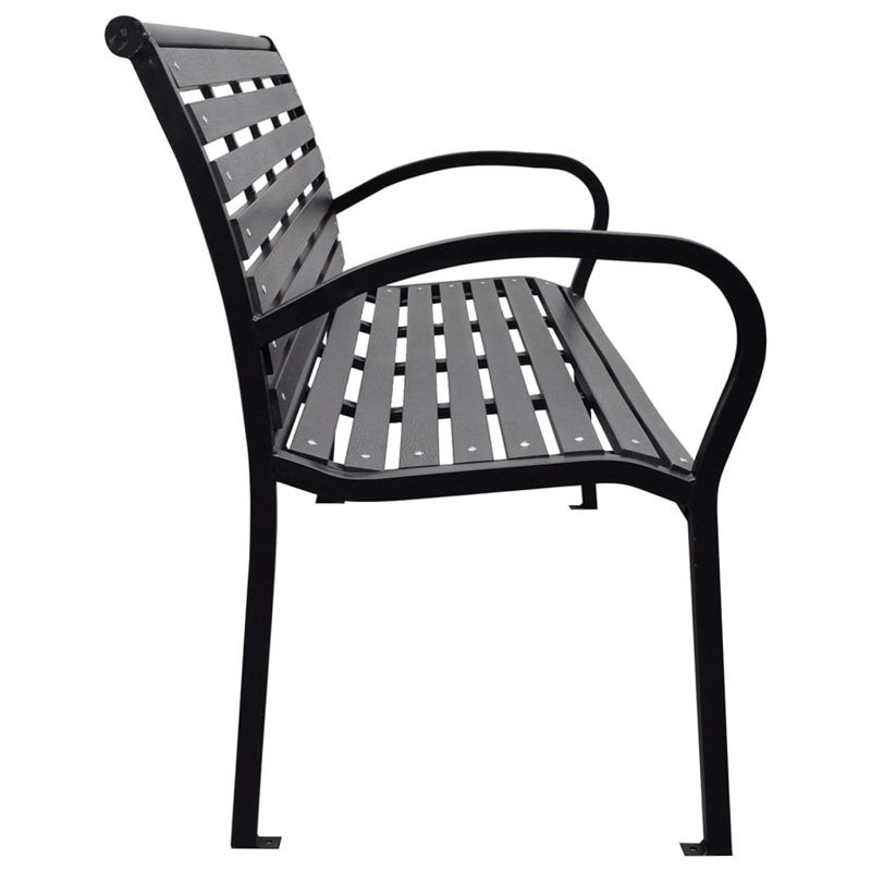 Wellard Outdoor Bench, Black