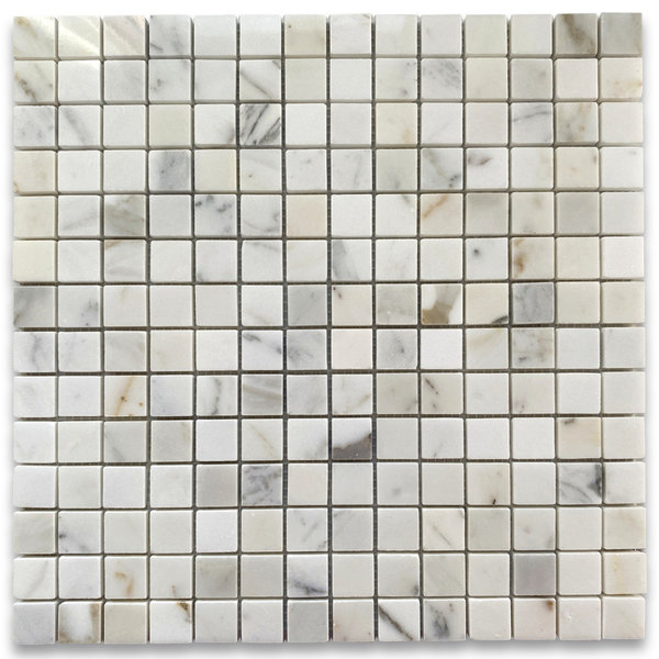 Calacatta 12" x 12" Marble Mosaic Tile