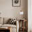 20“ Spherical Glass Lampshade and Marble Table Lamp , Bulb Included-190755047