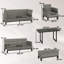 Rattan Sofa Set