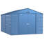 Remise de rangement en acier Select, 10 x 14, bleu-gris-67124278
