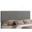 Lit décontracté confortable gris clair pour la détente