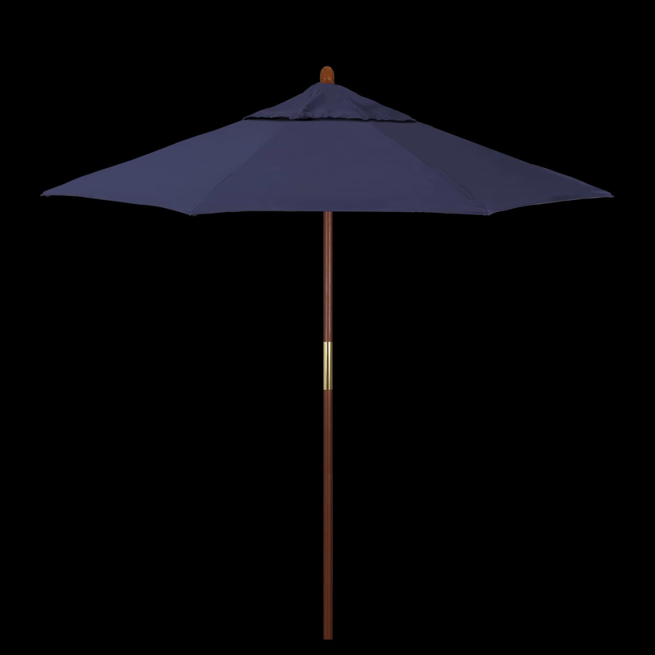 Manford 90'' Sunbrella® Outdoor Umbrella, Canvas Navy Sunbrella® Canvas