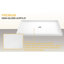 32" X 48" Shower Base Shower Pan White Center Drain