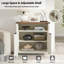 Buffet 32 po cannelé avec rangement
