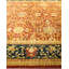 Tapis rouille noué à la main de conception unique 9 pi x 12 pi 1 po Ribh