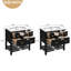 Ensemble de meuble-lavabo simple 60 po avec lavabo en céramique 60 po-1846295137