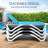 Kozyard Outdoor Chaise Lounge Chair, Full Flat Adjustable Patio Lounger With Aluminum Frame & Resin Legs, Textilene Fabric For Poolside, Backyard & Beach (Gray, 2Chairs With Table)-126526524