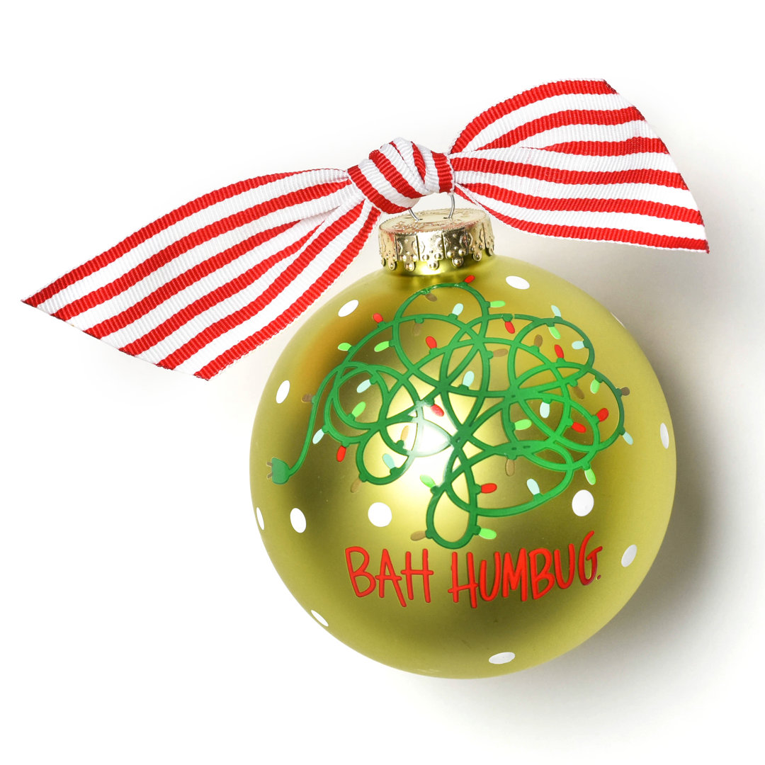 3.94'' Glass Ball Ornament Coton Colors by Laura Johnson