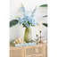Vase en verre D6.5x12.5 ", vert