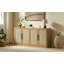 67" Rattan 4-Door Buffet Cabinet