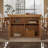 Brown Rectangular Solid Wood with 6 drawers desk-1201844319