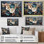 Bleu et or, charmantes fleurs printanières - art mural fleurs-1638901723-1638901707