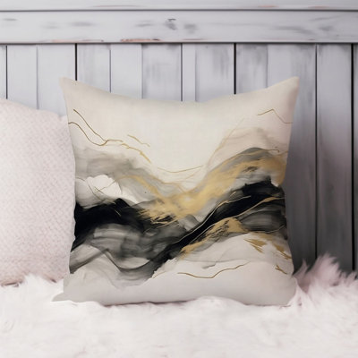 Abstract Waves III Paint Brush Strokes Modern
