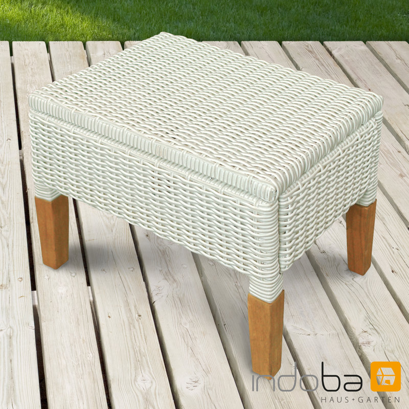 Candi Wicker Outdoor Ottoman