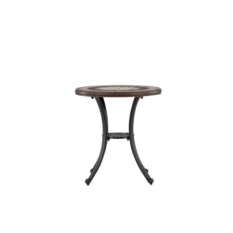 Avoca Round Outdoor Cafe Table , 60cm cm W 60cm cm D