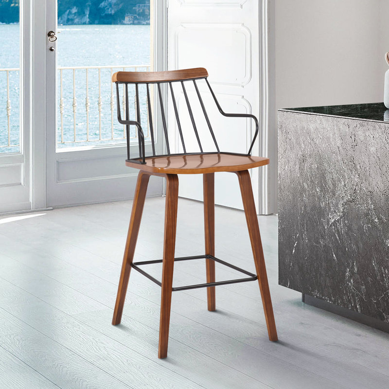 Gabriella Counter Stool with Metal Frame